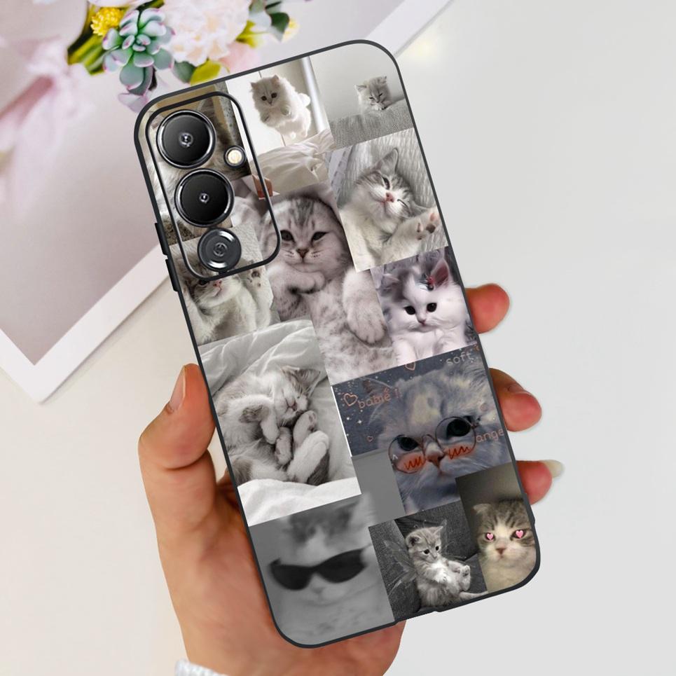 For Tecno Pova 4 / Pova 4 Pro Case Back Cover Skull Dragon Cool Style Cartoon Coques Soft Black Silicone Bumper For LG7n LG8n