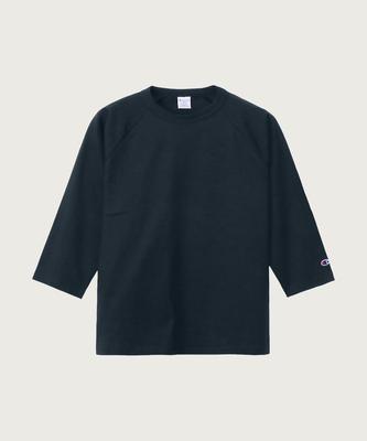 T1011 Heavyweight Raglan 3/4 Sleeve T-Shirt Navy (Made In Usa)