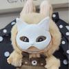 24 New Mask For Labubu Halloween Doll Accessories Trick Or Treat Jason Black White Ghost Clown Ghost Gas Mask Pink Cat Funny Toy