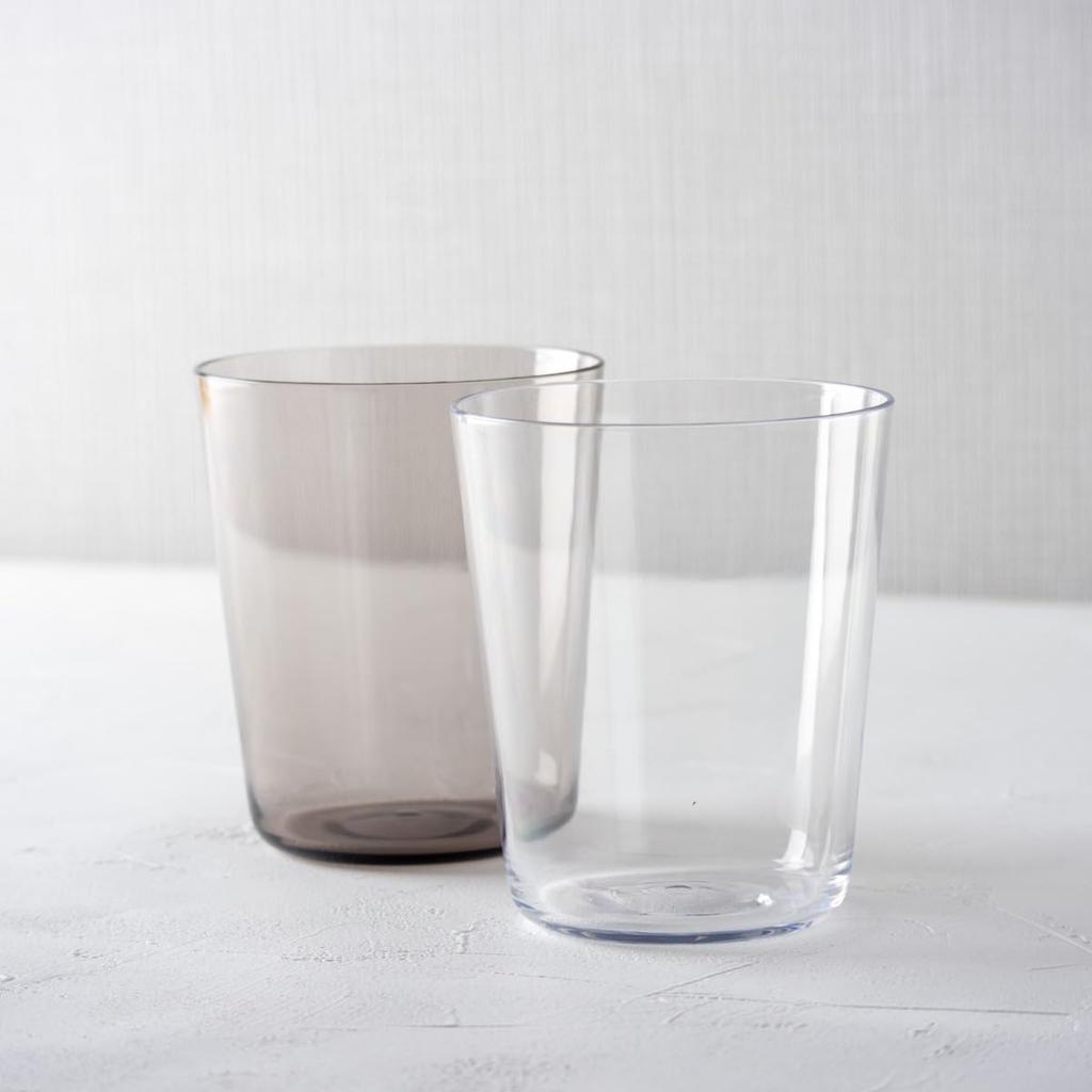 Aboard Homeware Simple Unbreakable Cup, 320ml, Pure Clear Tritan Plastic Glass, Stylish Design, Stackable, Dishwasher Safe, BPA-Free, Perfect for