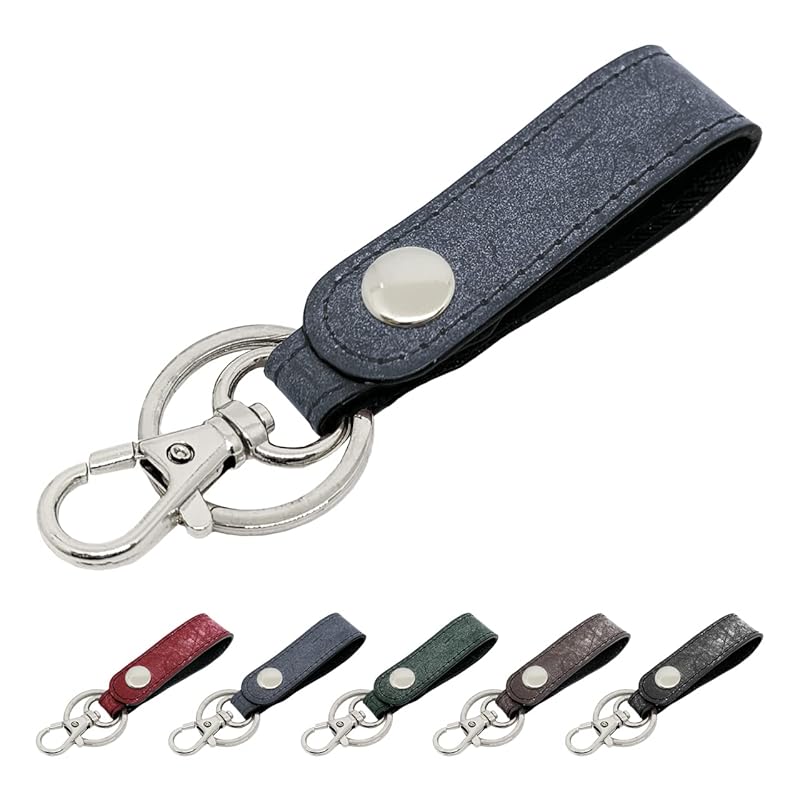 

[leo&aoi] key ring genuine leather Made in England bridle leather snap button belt type key ring bag charm genuine leather key ring cowhide leather