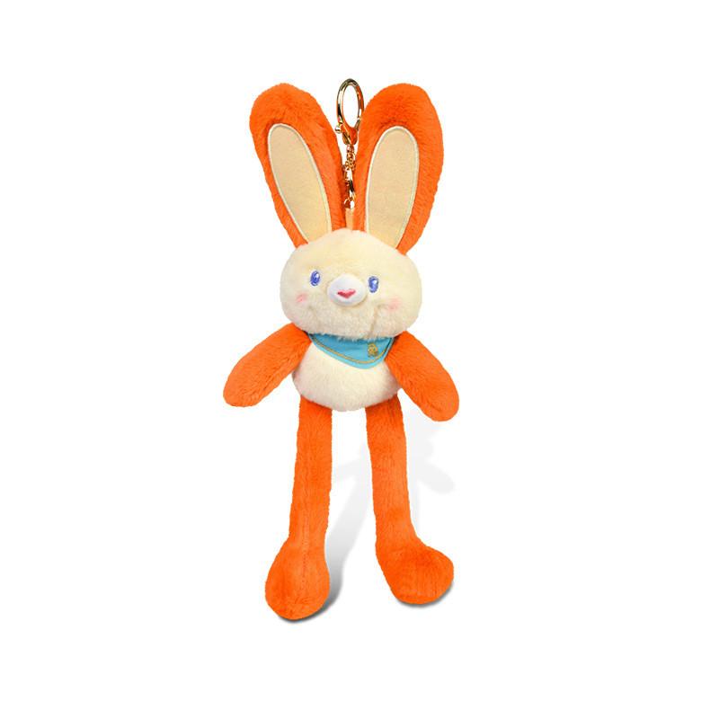 Eyecatching Plush Rabbit Keychain In Festive Colors Ideal For New Celebrations Year