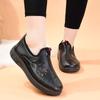 2025 winter new middle-aged and elderly mother shoes warm cotton shoes piled thickened snow boots non-slip soft-soled elderly shoes
