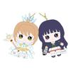 CRUX Nico Nui Keychain Cardcaptor Sakura Sakura Kinomoto & Tomoyo Daidouji