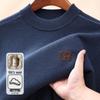 Men's 100% Wool Sweater - 2025 Autumn/Winter New Style Round Neck High-End Knitwear