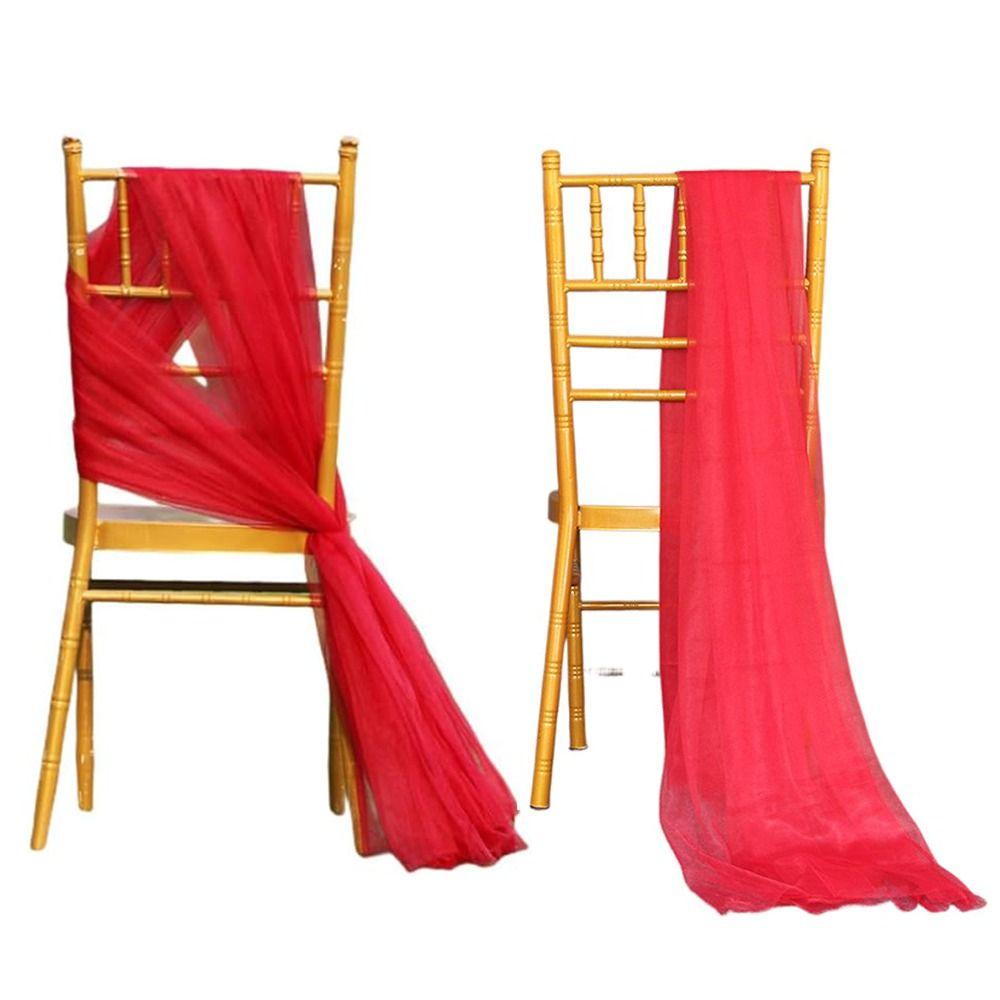 

Моющиеся чехлы на свадебные стулья. Мягкие завязки на спинку стула. Удобные марлевые пояса для стульев.