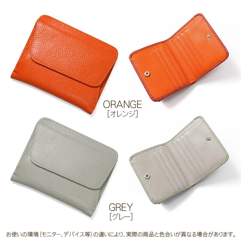 Blanc Pomme Damen-Bifold-Ledergeldbörse mit boxförmigem Münzfach, Grün, bp-1046