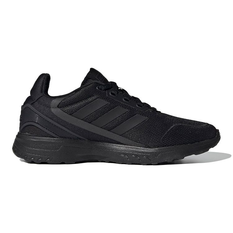 Adidas Neo Nebula Ted Non-Slip Shock Absorbing Wear-Resistant Low-Top Running Shoes Kids Running Shoes Black EH2543