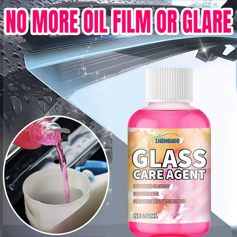 Car Glass Concentrated Coating Waterproof Windshield Wiper Fluid, Windshield Cleaning Fluid - Windshield Water Concentrated Formula for Clear