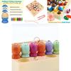 Adorable Wooden Fishing Game Toy Set For Kids With Magnetic Catching Fun