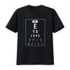 Eye Love Optometrie T-Shirt Lustiges Optometrist Optiker Bekleidung vintage Gewaschen Designer-Kleidung Weich für Herren Stilvoll Vielseitig