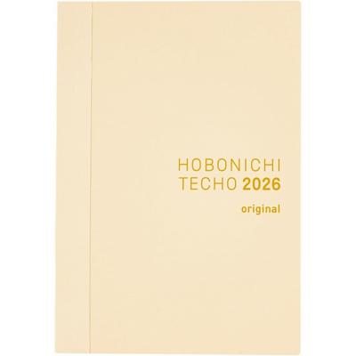 Hobonichi Notebook 2026 Main Unit Original English Version [A6 1 Day 1 Page  English   January  monDay Beginning] A6 English Version