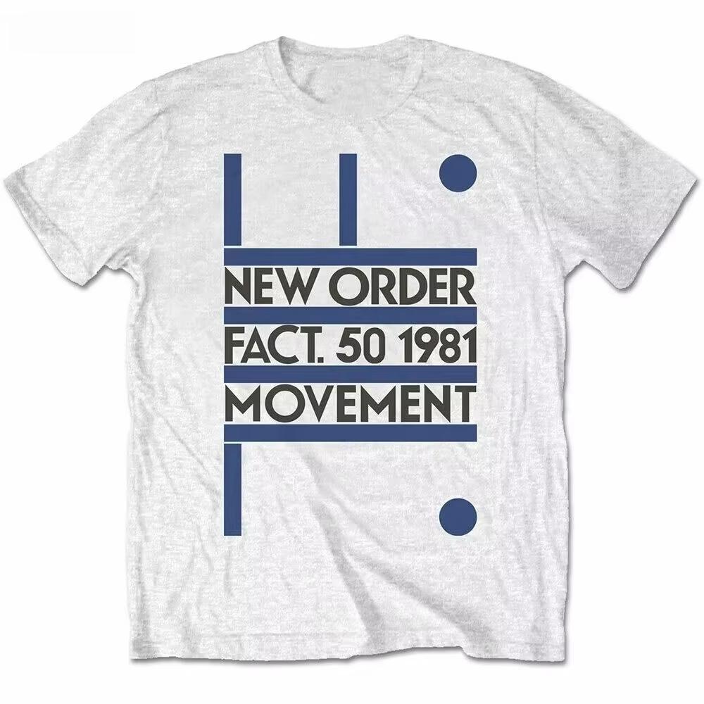 New Order MoveUnisext TShirt Official Merch Joy Division Factory Summer Tee Shirt Allpurpose Tshirt oversized t shirt XL
