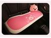 Pink Cartoon Beaver Women's All-Season Car Seat Cushion for BYD Seagull Dolphin.