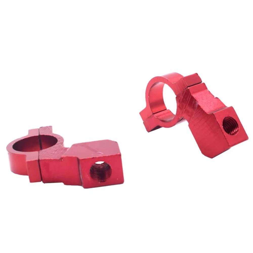 Aluminum Alloy Rear View Mirror Bracket Clamp Screw Multi-function Mount Adapter Holder CNC Aluminum 22mm 7/8"