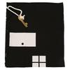Drawstring Children Toys Storage Bag Massive Capacity House Appearance Black