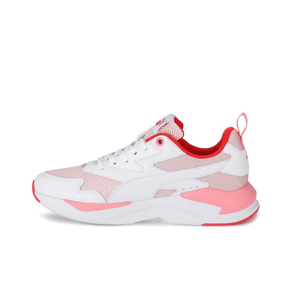 Puma Przezroczysta siateczka, sznurowane, amortyzujące wstrząsy, trwałe, niskie buty codzienne damskie sneakersy białe 374122-06