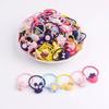 20Pcs/ Box Cartoon Bow Flower Star Elastic Hair Bands Girls Hair Scrunchies Ties Rabbit Rubber Band