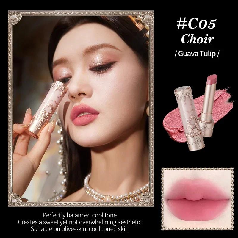 

Flower Knows Little Angel Collection Matte Lipstick Private Label Lip Stick Custom Logo Long Lasting Korean Velvet Lipgloss амарант розовый