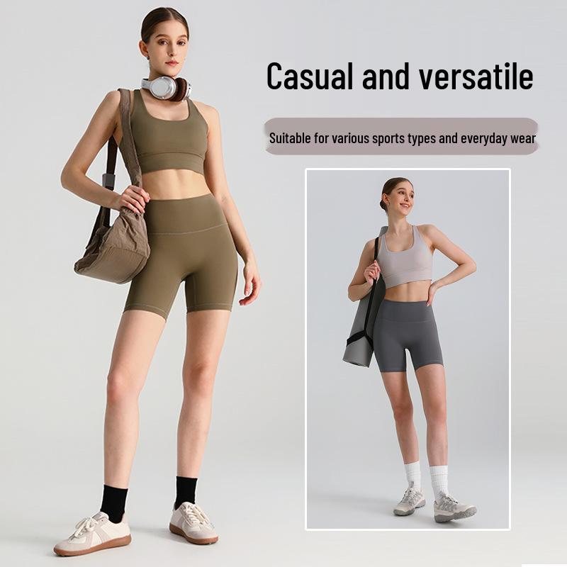 High-Waisted Butt-Lifting Yoga and Cycling Shorts for Women