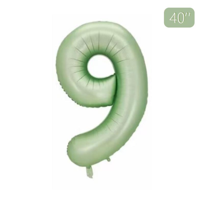 40-Zoll Olivgrüner Digitaler Filmballon, 2025 Kindergeburtstag Folien Dekoration