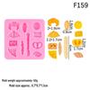 Mini Silicone Mold for Waffle, Triangle, Baguette, and Dessert Accessories