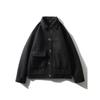 Maillard Wear Brown Short Woolen Jacket Men's Spring and Autumn Lapel Foreign Trade Men's Fleece Blended Top