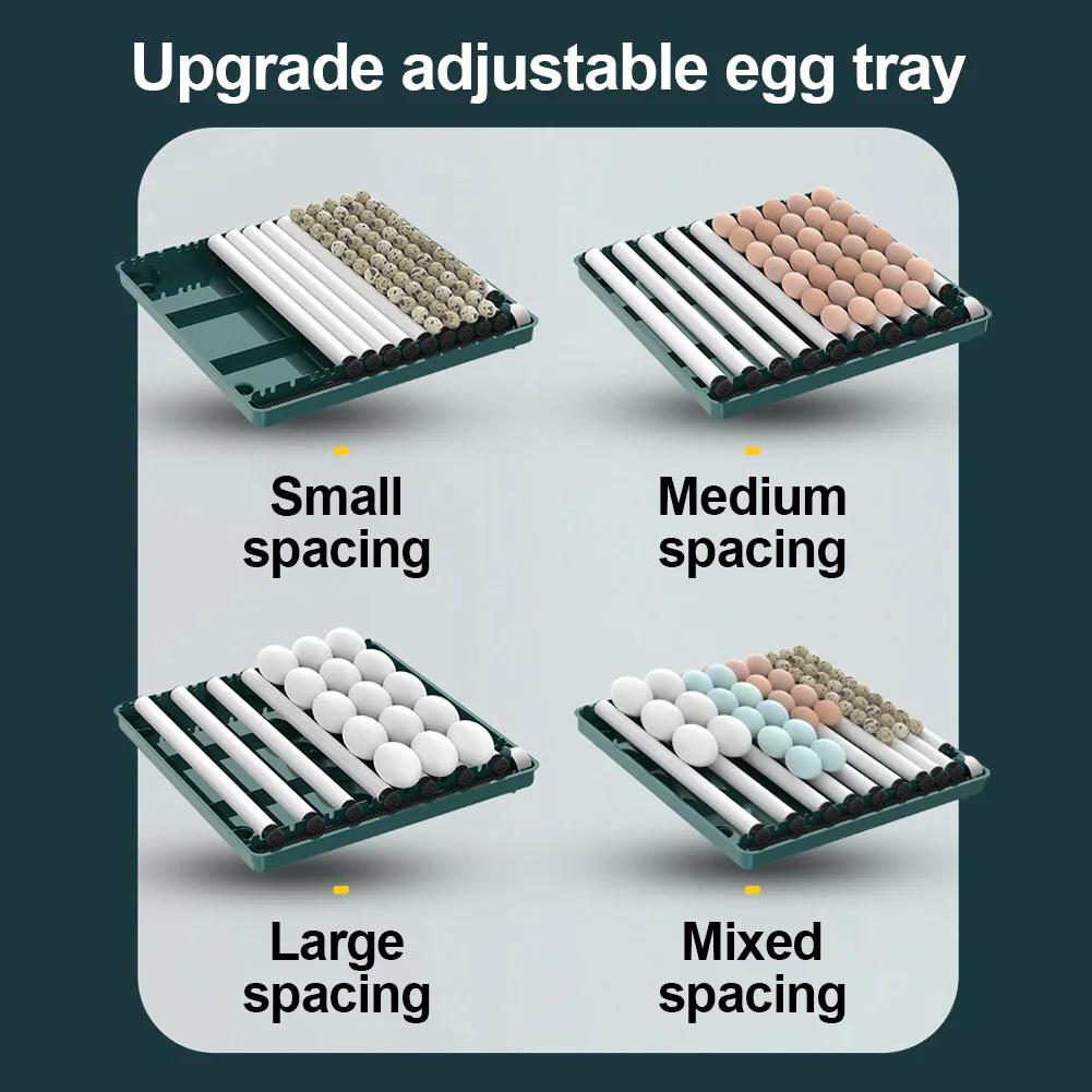 6/12 Eggs Incubator With Drawer Type Mini Egg Incubator With Automatic Water Ionic Waterbed Replenishment And Temperature Contro