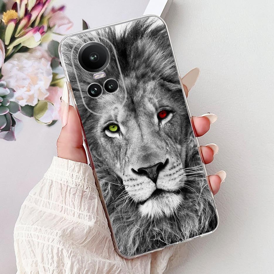 For Oppo Reno 10 5G Case CPH2531 Luxury Fashion Painted Cover Soft Slim Phone Case For Oppo Reno 10 Pro Plus Reno10 Pro+ 5G Bags
