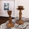 Vintage Retro Metal Taper Candle Holder Candlelight Display Candlestick Stand Candle Pillar