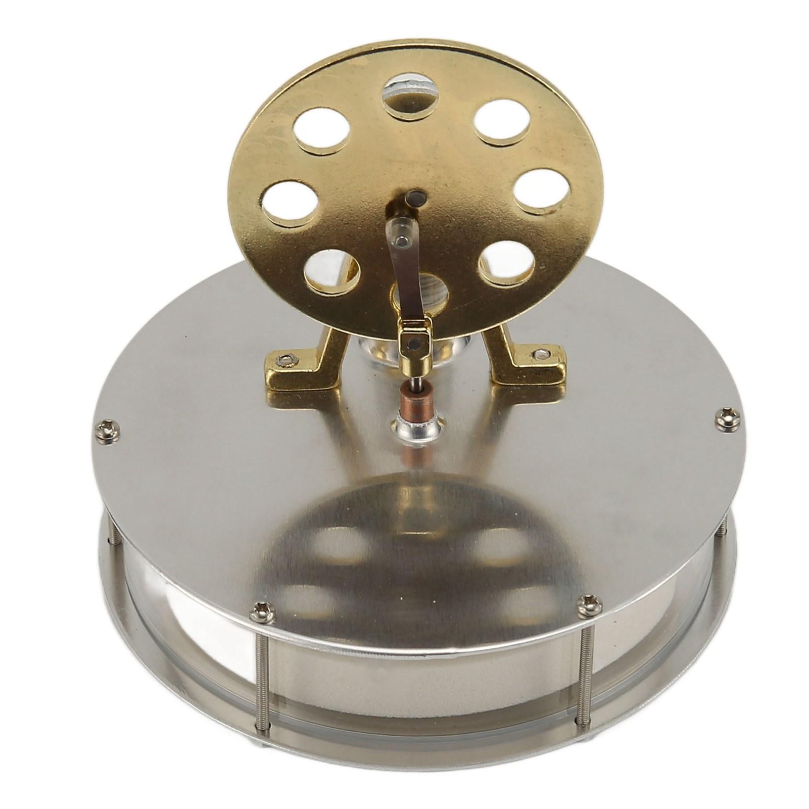 Двигатель Стирлинга Модель двигателя Низкотемпературный серебристый цинковый сплав — фото 7