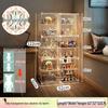 Transparent Lego Brick Display Cabinet: Dustproof Acrylic Storage for Figurines