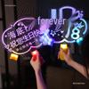 Birthday Light-Up Handheld Sign - Glowing Party and Event Cheering Prop