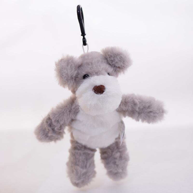 West Highland White Terrier Plush Toy Keychain: Children's Backpack Pendant & Dog Figure Decoration