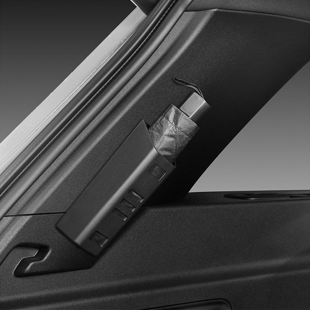 Car Umbrella Holder Storage Box Trunk Door Umbrella Storage Bucket Waterproof Rain Organizer Interior Accessory For SUV Sedan