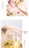 Heat-Resistant Borosilicate Glass Cup for Women - Cute, Portable, Transparent, Small Tea Brewing Cup