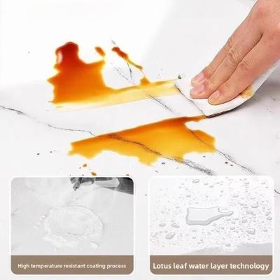 Self Adhesive Thick Wallpaper Marble Effect Wall Sticker Waterproof Wall Covering for Living Room Bedroom Home Decoration