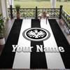Custom Text Printed Rug Eintracht Frankfurt Non Slip Floor Carpet For Home Room Decor