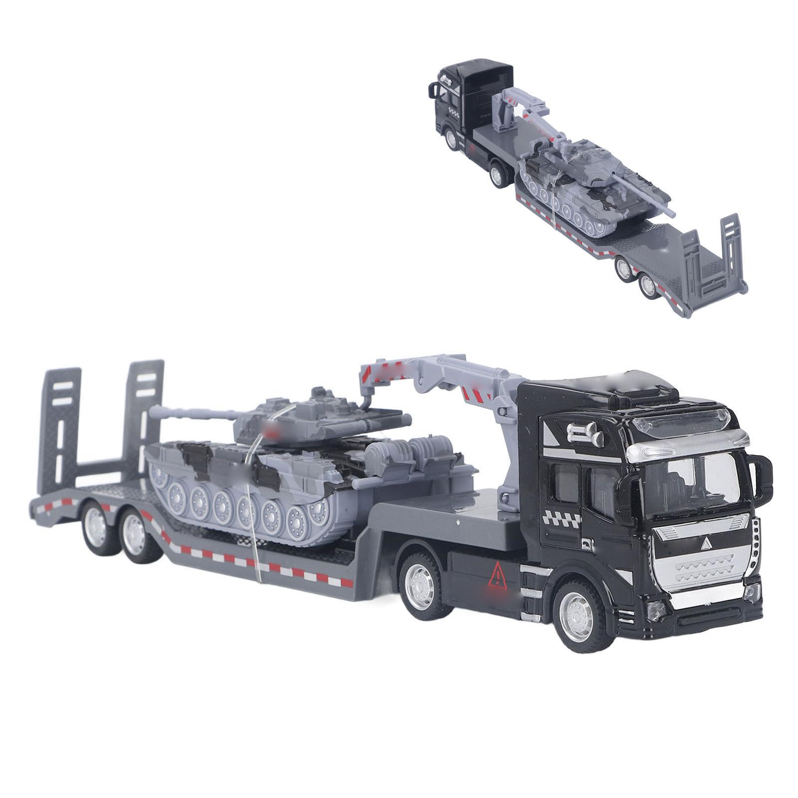 Flatbed Trailer Toy Simulation Detachable Collectible Military Trailer   Model for Boys фото