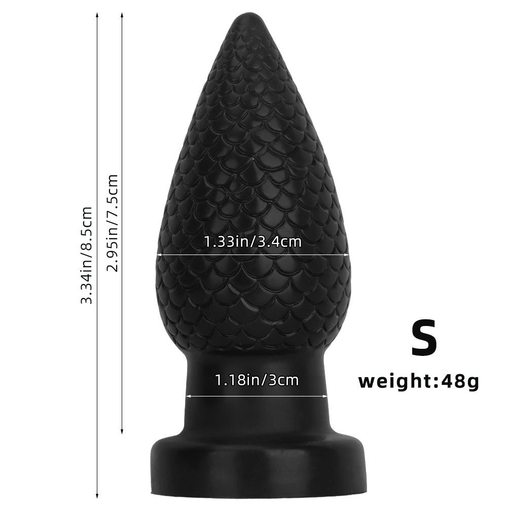 Liquid Silicone Dragon Anal Plug Large Dildo Butt Expander Fisting Toy for Men and Women
