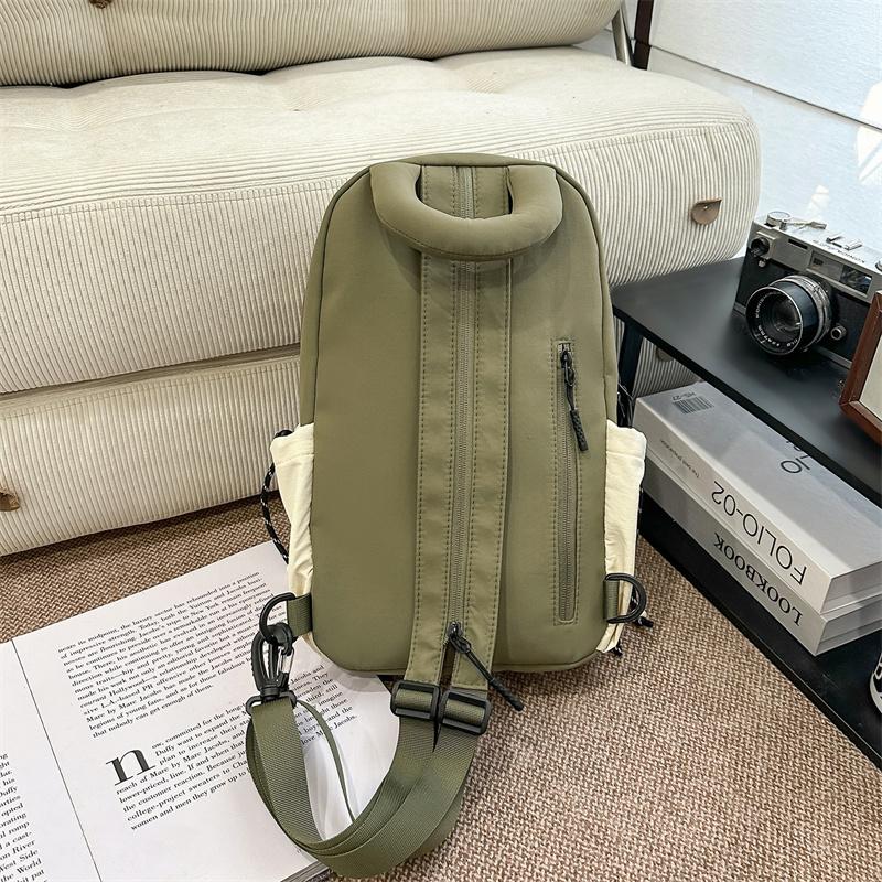 Crossbody Bag Men's Multi-purpose Backpack Women's Lightweight Riding Chest Bag