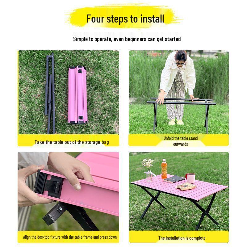 Donzhu Portable Folding Camping Table