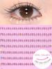 Brown Lashes New Type 10 Rows Glue Free Lashes Easy Application Eyelashes Reusable Lash Clusters with No Glue Needed