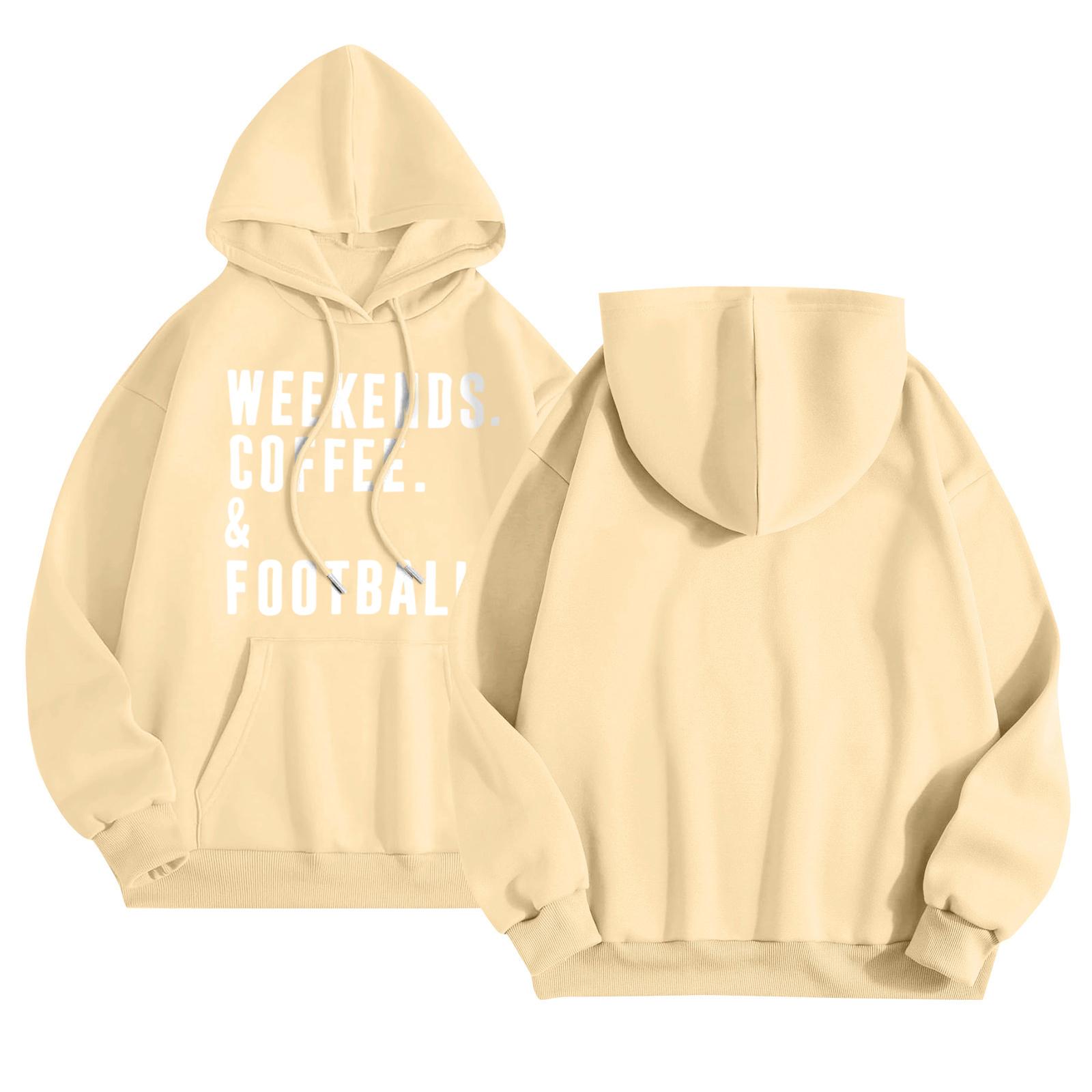 

Женская мода, повседневные универсальные повседневные толстовки, топы с длинными рукавами, толстовки XL бежевый