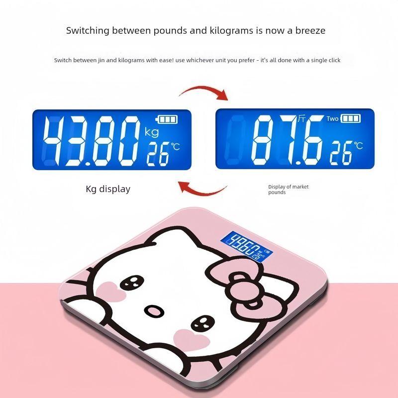 Weighing Scale For Home Electronic Scale Cartoon Precision Body Scale Weight Loss Body Fat Scale Adult Scale Weight Scale Female Dormitory