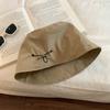 Sunscreen Bucket Hat Adjustable Drawstring Basin Hat Fashion Beach Cap