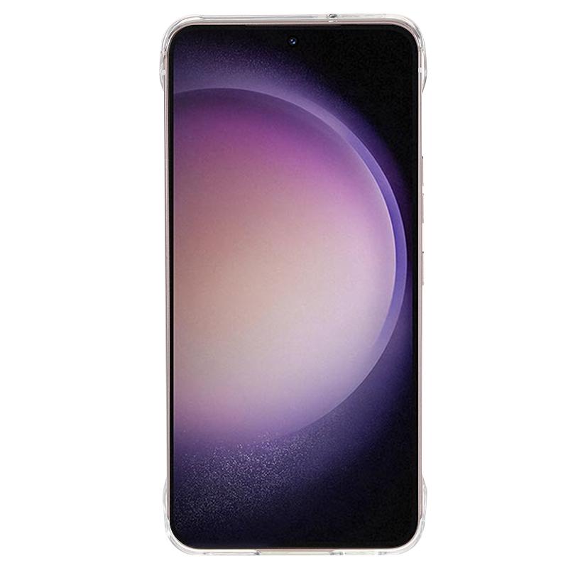 For Samsung Galaxy S23 Frameless Hard PC Anti-drop Phone Case Clear Cell Phone Back Cover