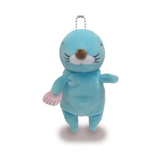 

Morisaka Global Mochibonobono mini 6613cm Light blue stuffed toy mascot with ball chain Mochi series MOBO-0120