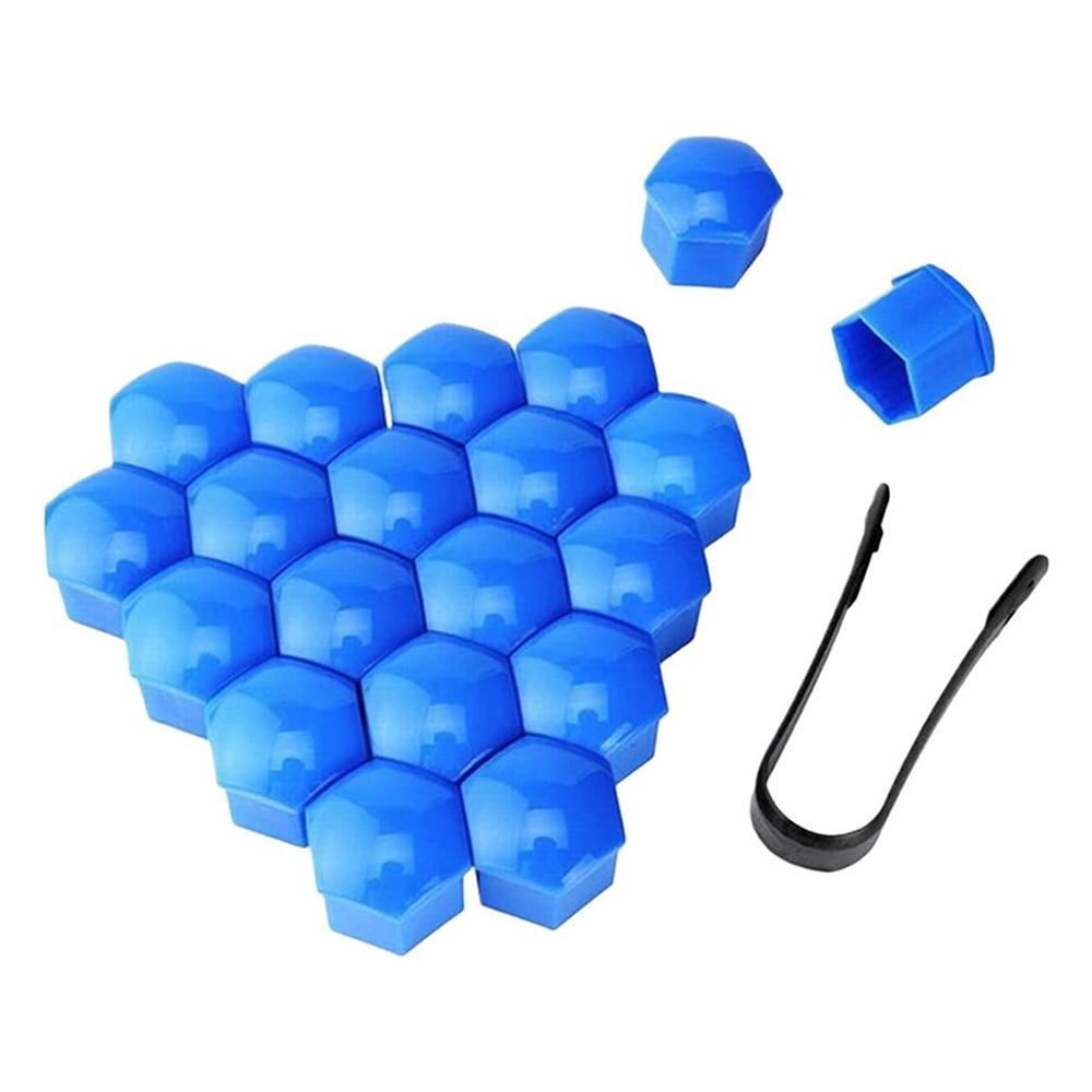 

Universal Car Accessory 20Pcs 17mm Wheel Nut Bolt Covers Tire Screw Cap Hub Protective Covers E