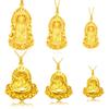 Believing 18K Gold Plated Copper Buddha Pendant for Men & Women Trendy Link Chain Popular Fashion Buddha Charms Pendant